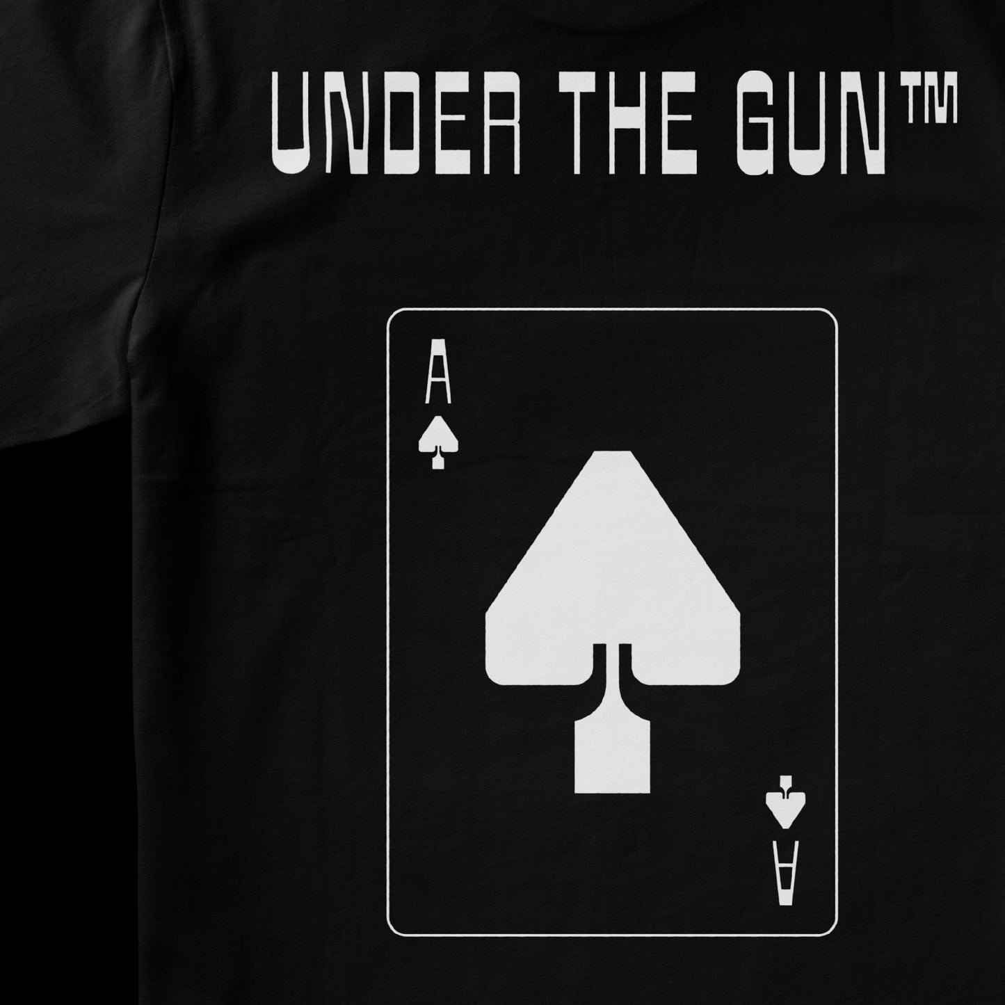 Camiseta Poker As de Picas Negra