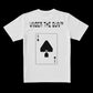 Camiseta Poker As de Picas Blanco